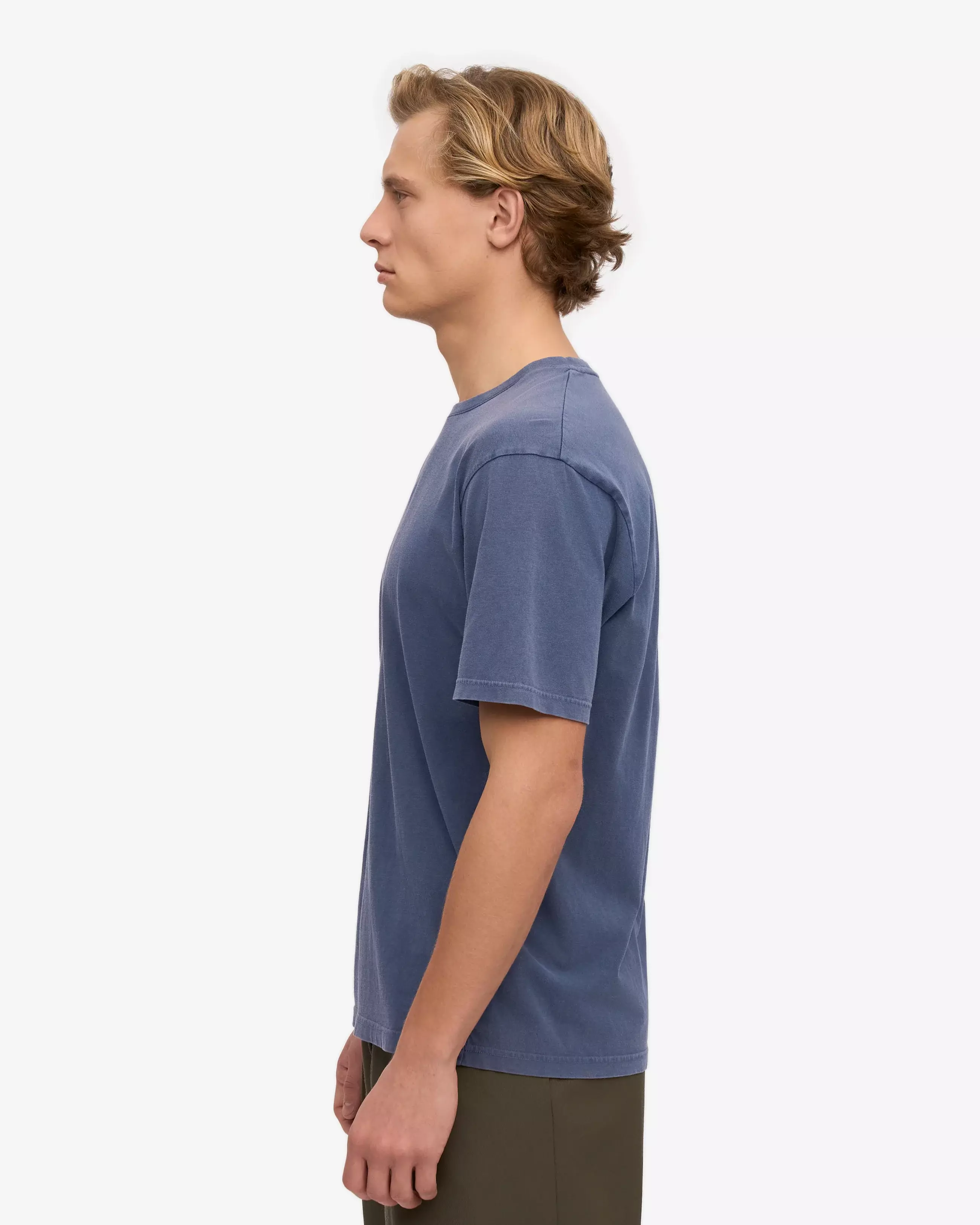 Wemoto Neptun Blue Classic Organic Tee Herren blau